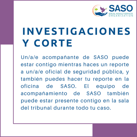 Investigaciones y corte