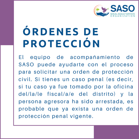 &Oacute;rdenes de protecci&oacute;n