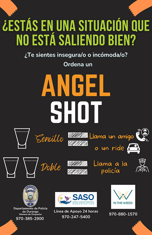 Angel shot flyer-ES